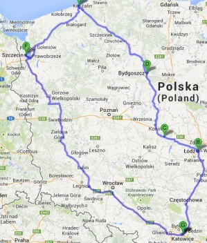 przez Polskę